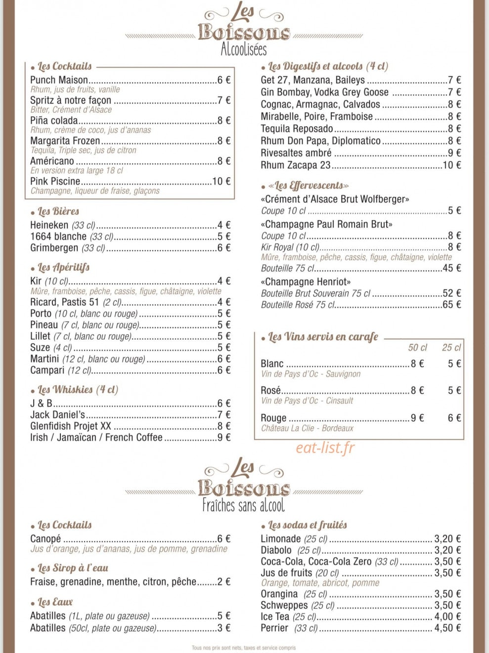 Les pavois — carte page 6