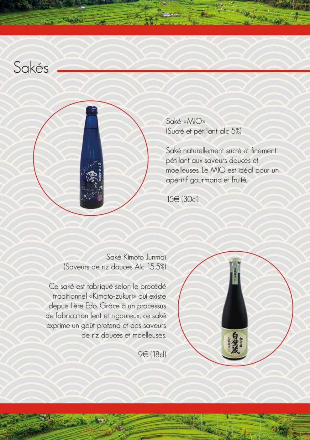 OJbento — carte page 10