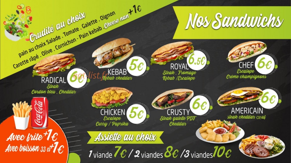 Sweet Tacos — carte page 3