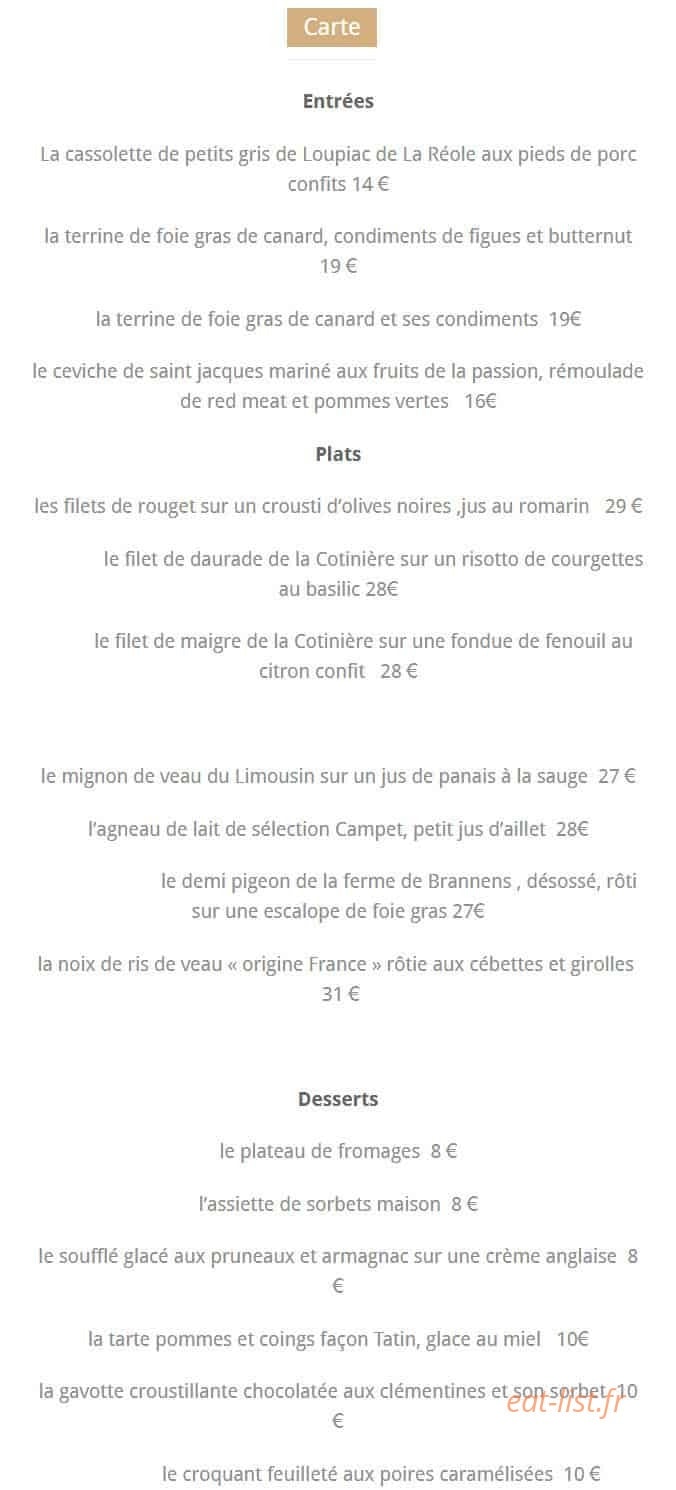 L'Abricotier — carte page 1