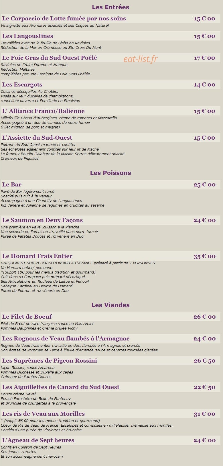 Le Nord Sud — carte page 2