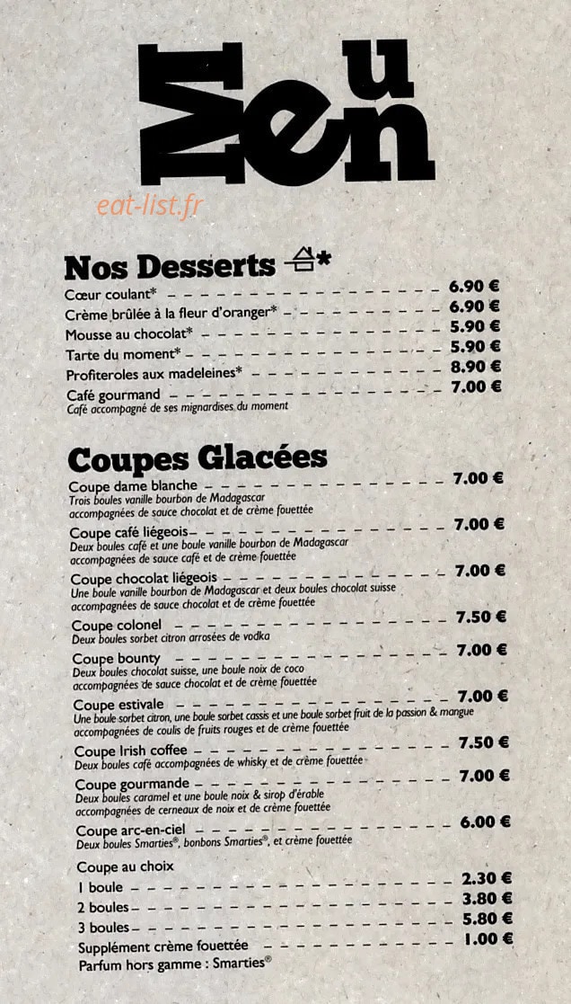AL'Authentique — carte page 3