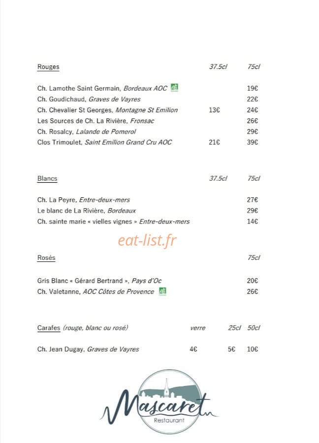 Le Mascaret — carte page 3