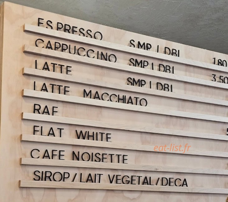 Coffee Spot — carte page 2