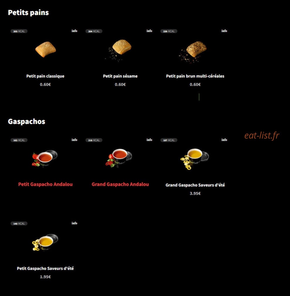 Eat Salad — carte page 7