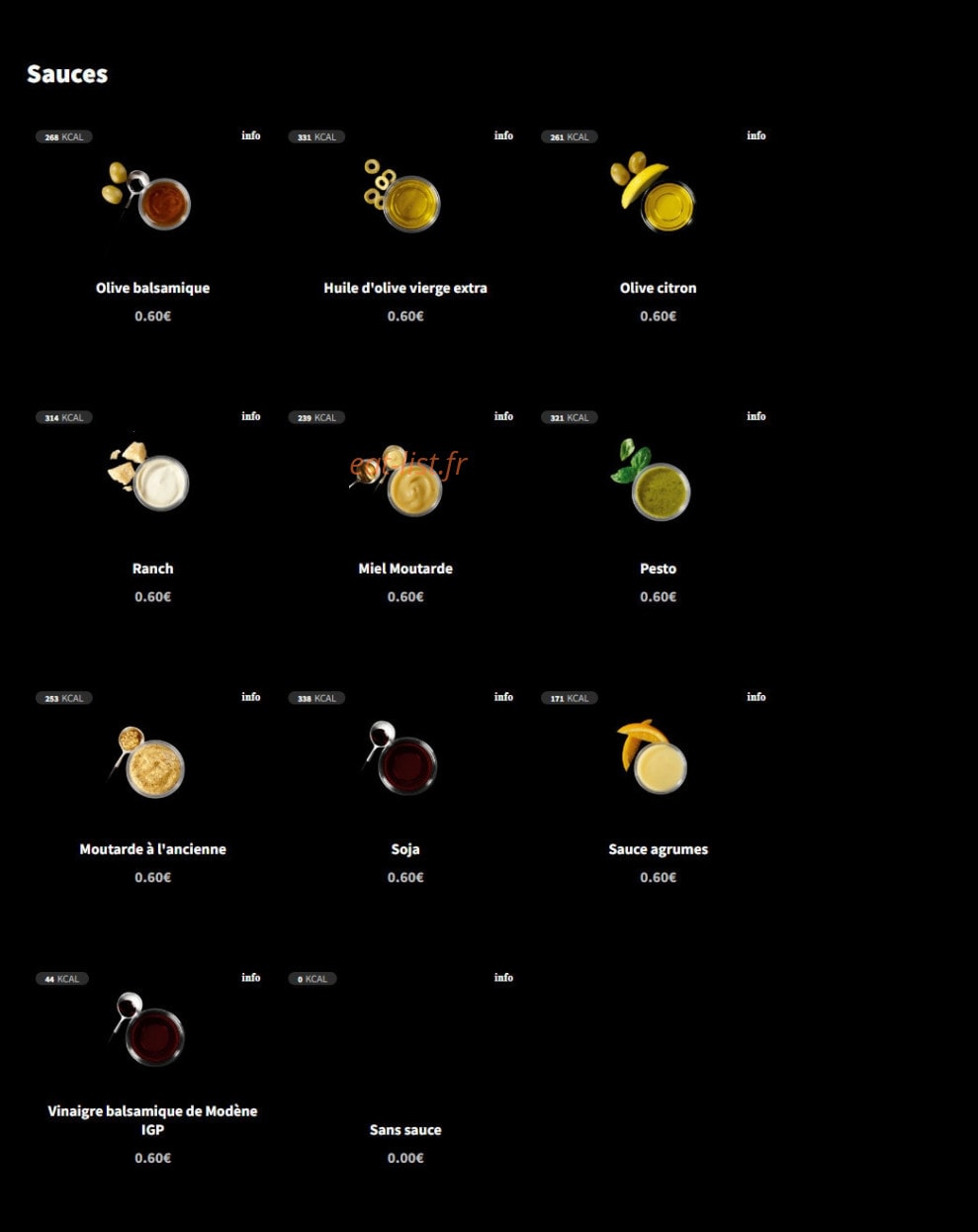 Eat Salad — carte page 6