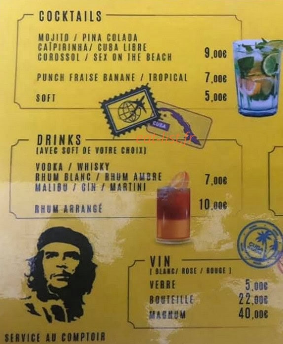 Guantanamo Pub — carte page 2