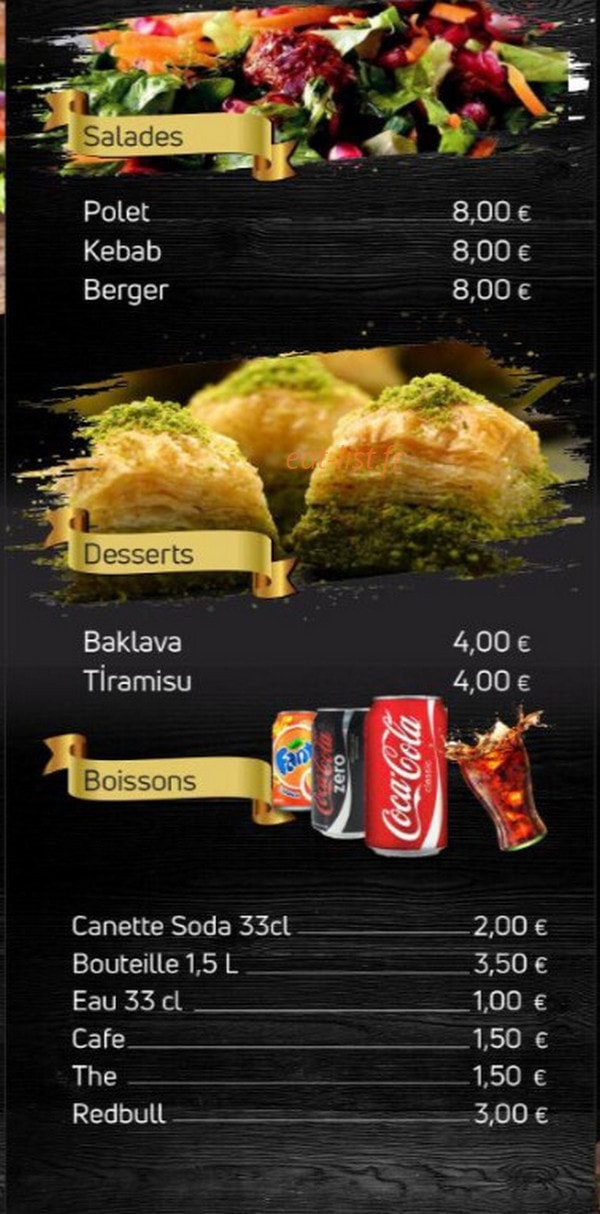 istanbul food — carte page 6