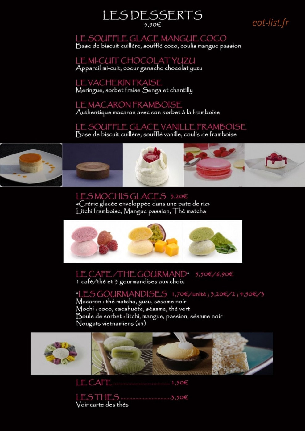 J'Adooore les Sushis — carte page 3