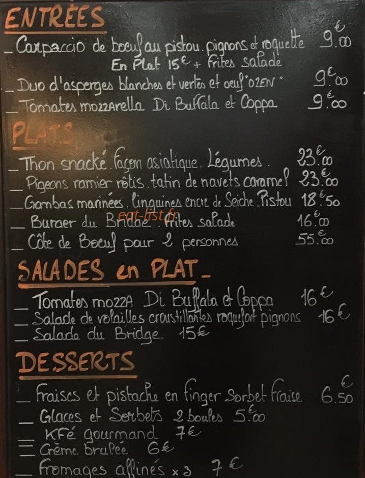 Le Bridge — carte page 1