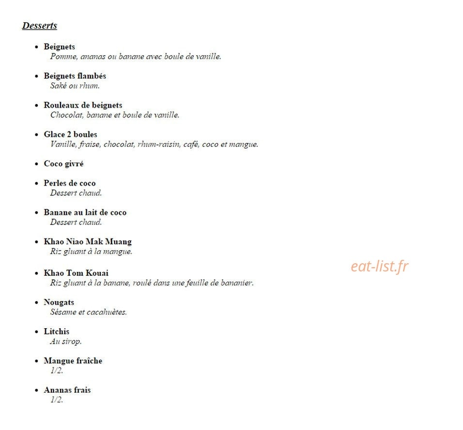 Le Phuket — carte page 5