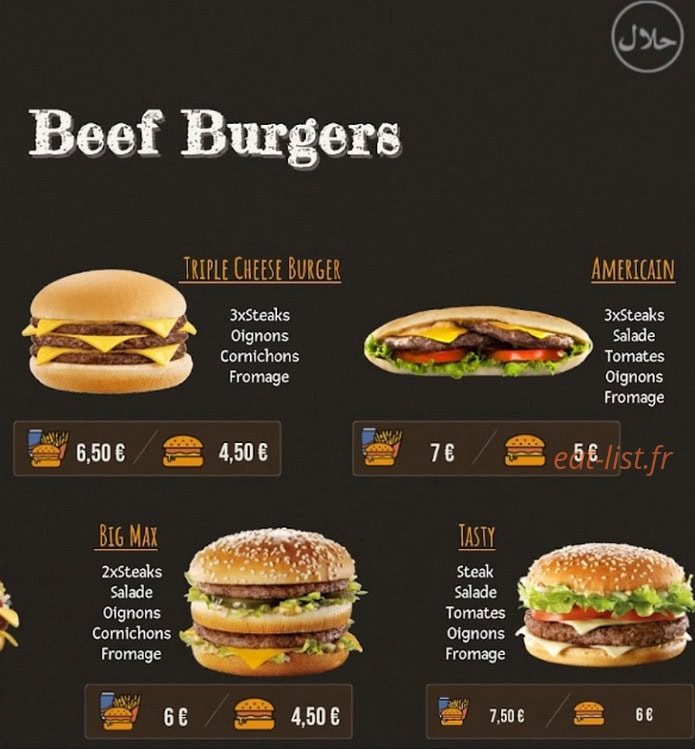 Lib Food — carte page 2