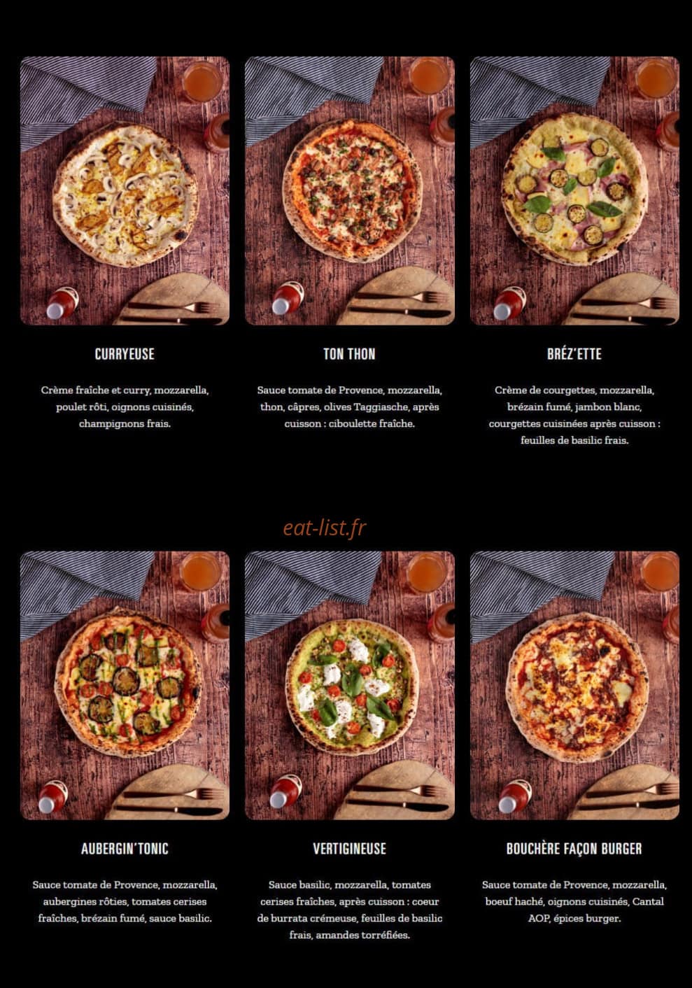 Pizza Cosy — carte page 2