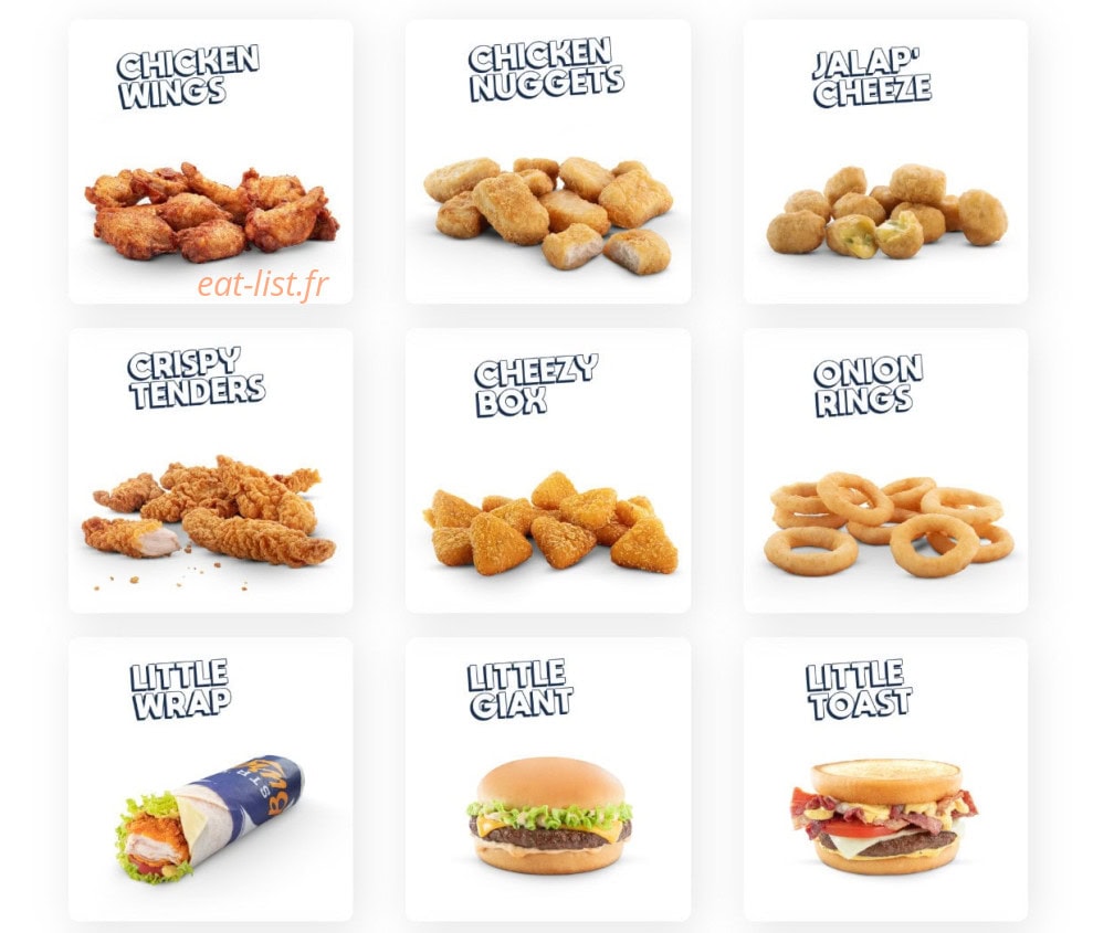 Str'eat Burger — carte page 5