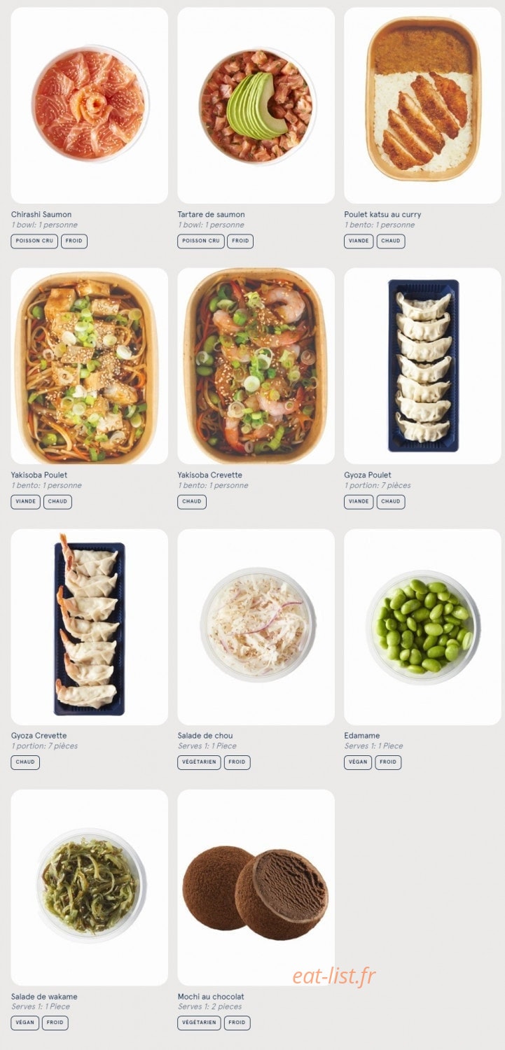 Sushi Daily — carte page 4