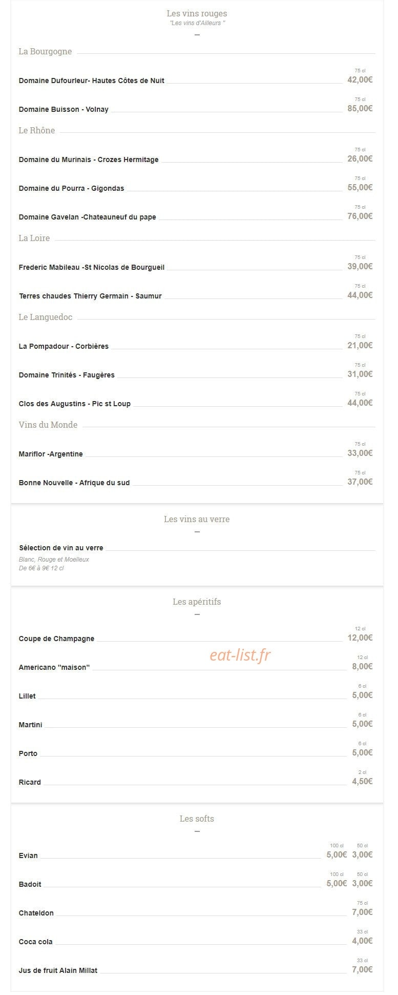 La table de Catusseau — carte page 5