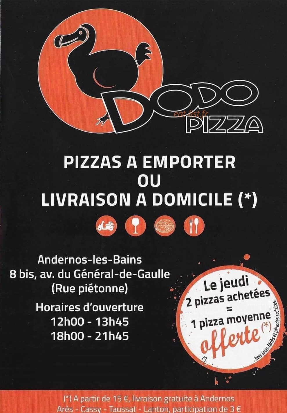 dodo pizza menu