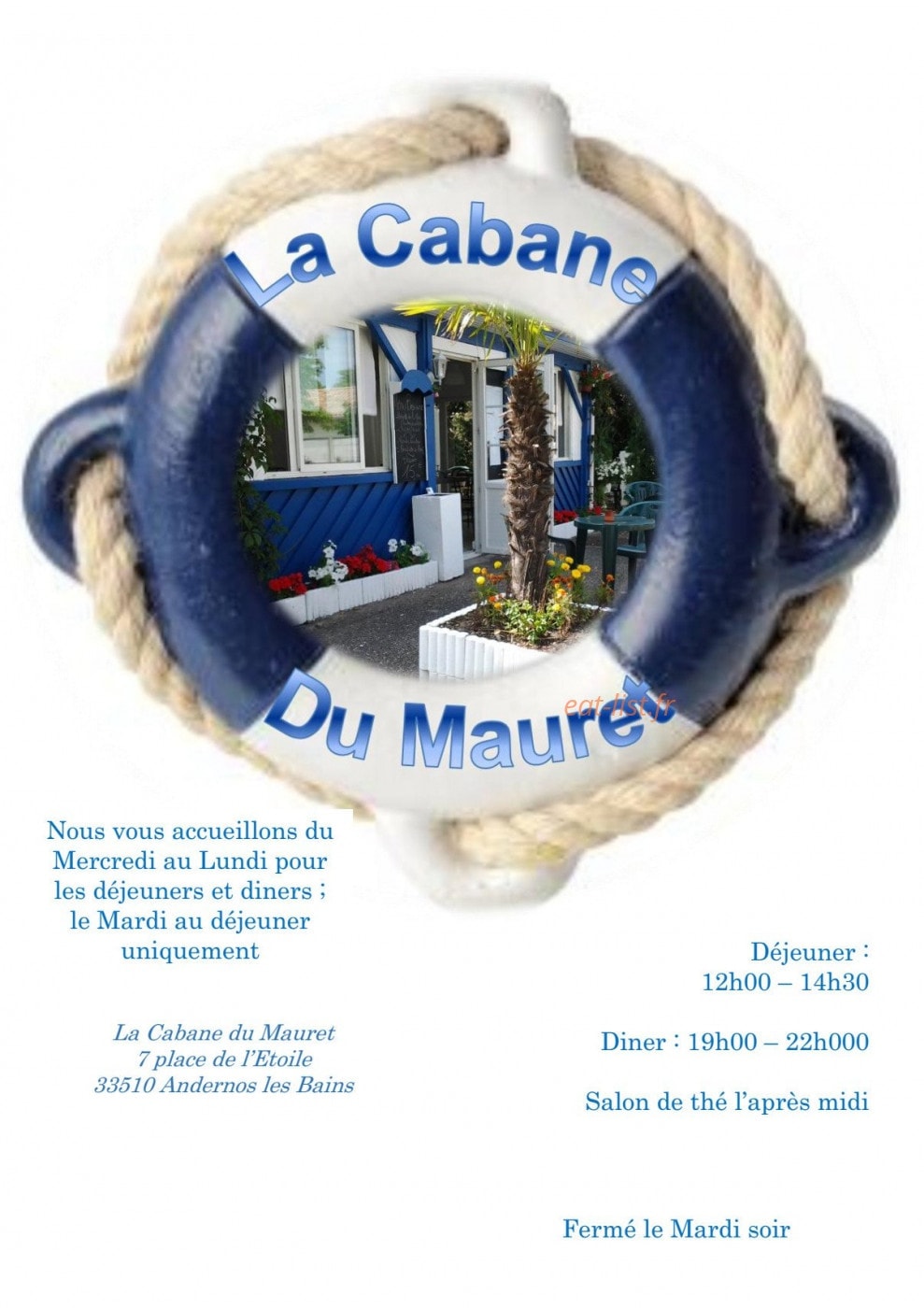 La Cabane du Mauret — carte page 1