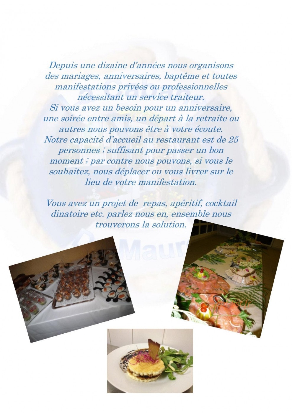 La Cabane du Mauret — carte page 8