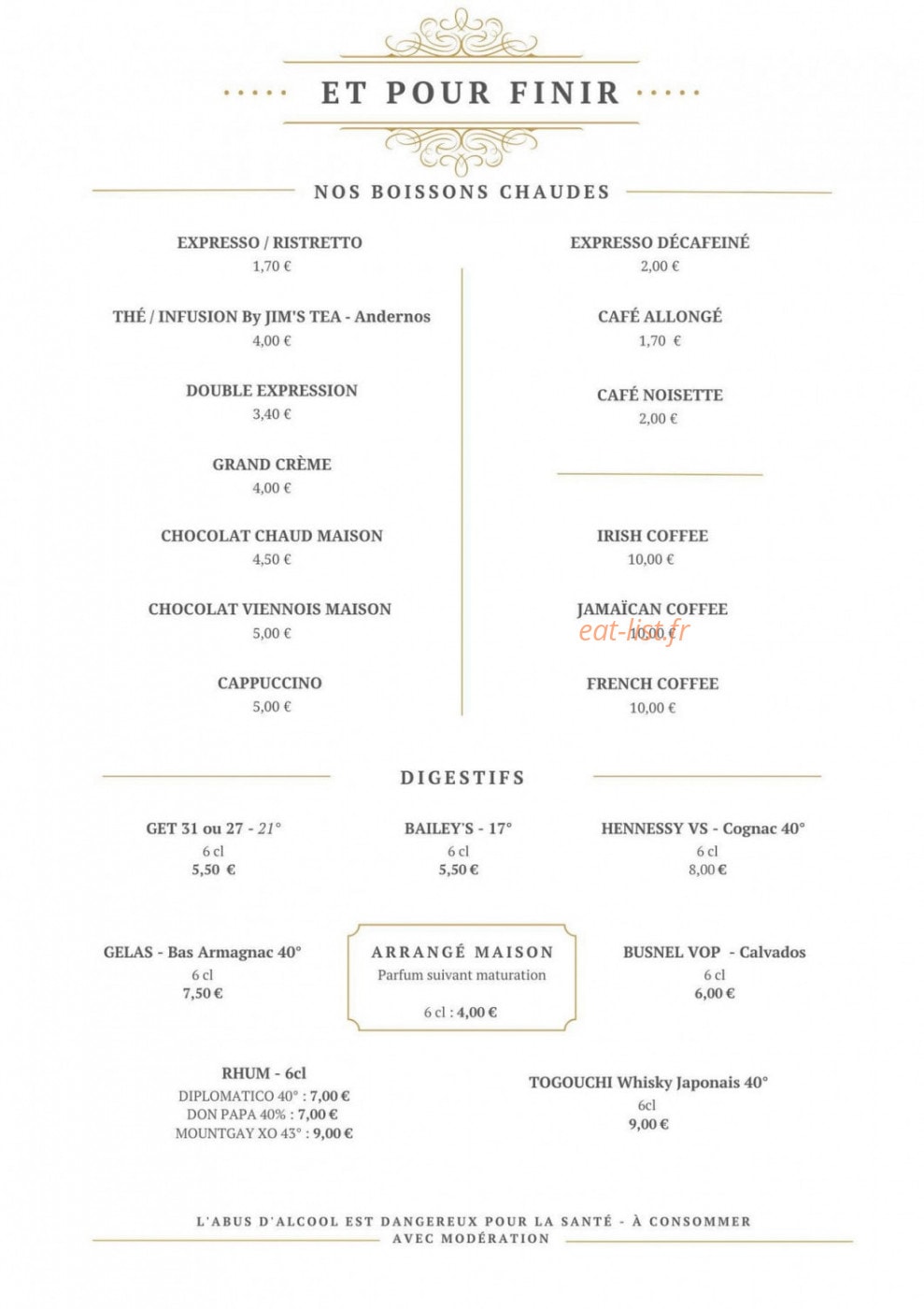 Le Pic Gourmand — carte page 4