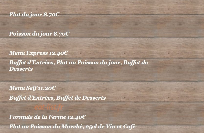 La Ferme — carte page 4