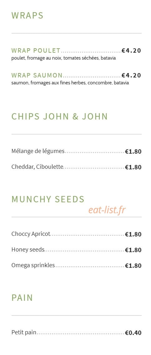 Lettuce Garden — carte page 3