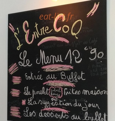 L'Entrecoq — carte page 1