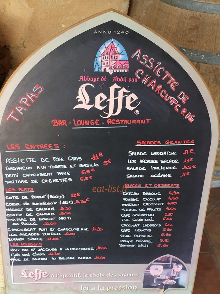 Les Arcades — carte page 1