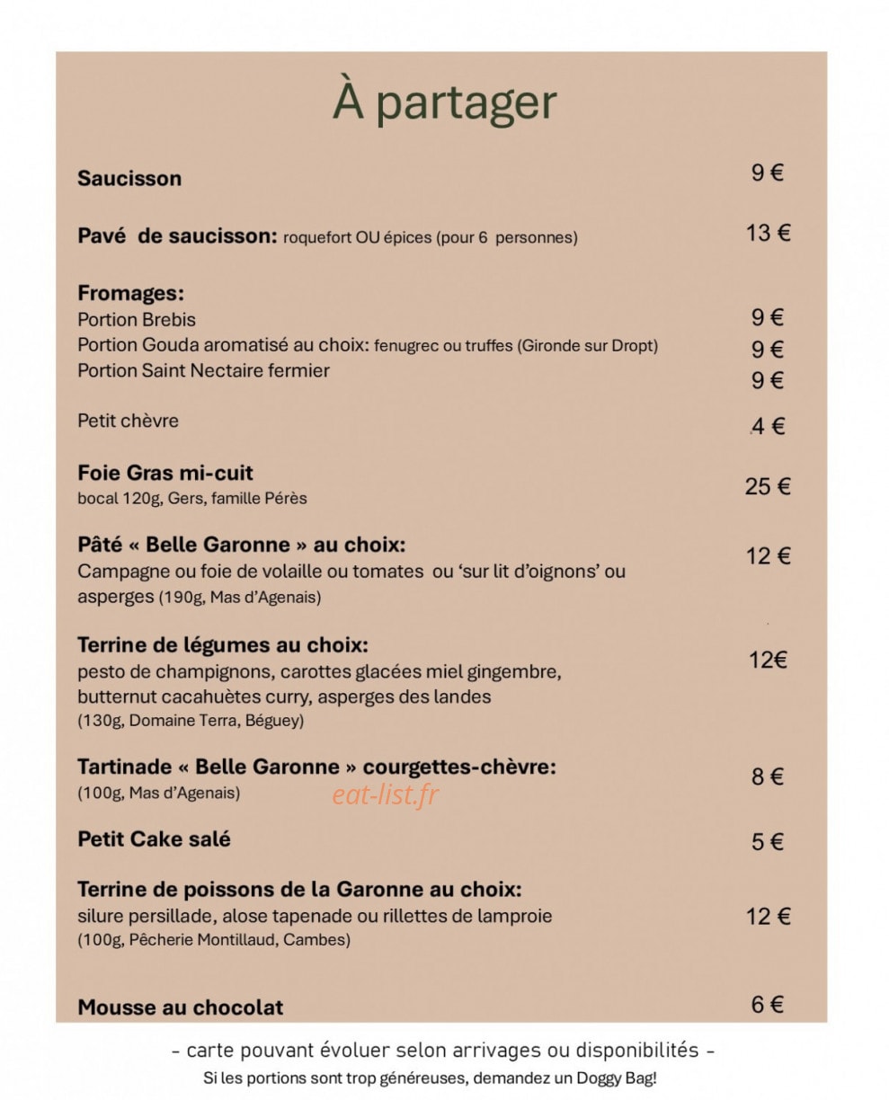 La cabane dans les vignes — carte page 2