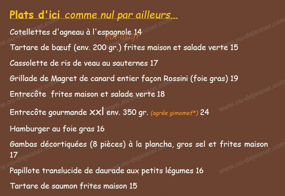 Le Juliano — carte page 2