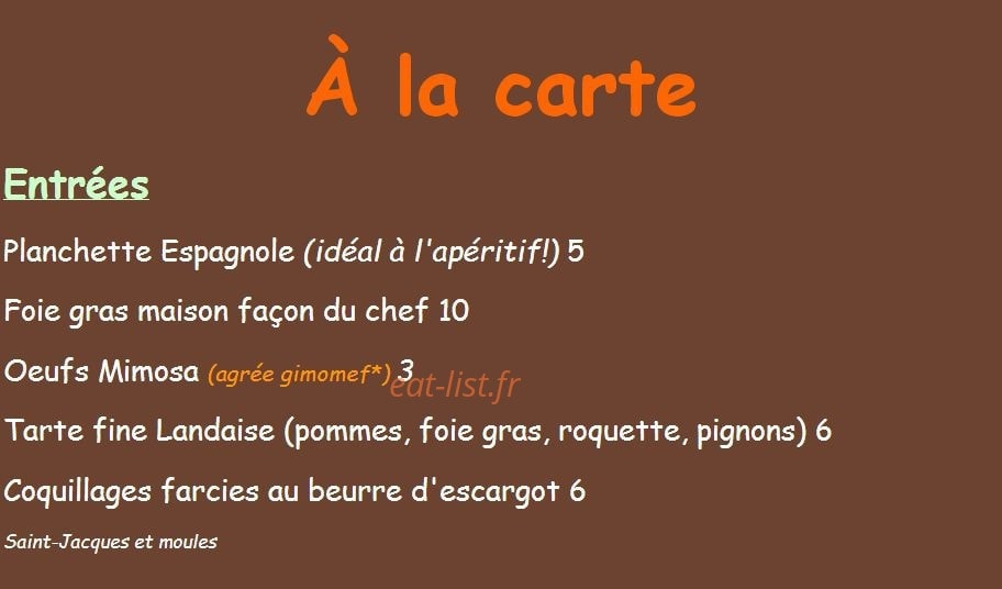 Le Juliano — carte page 1