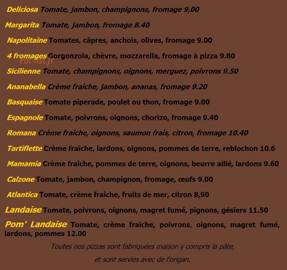 Le Juliano — carte page 9