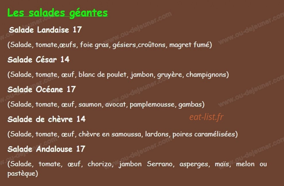 Le Juliano — carte page 3
