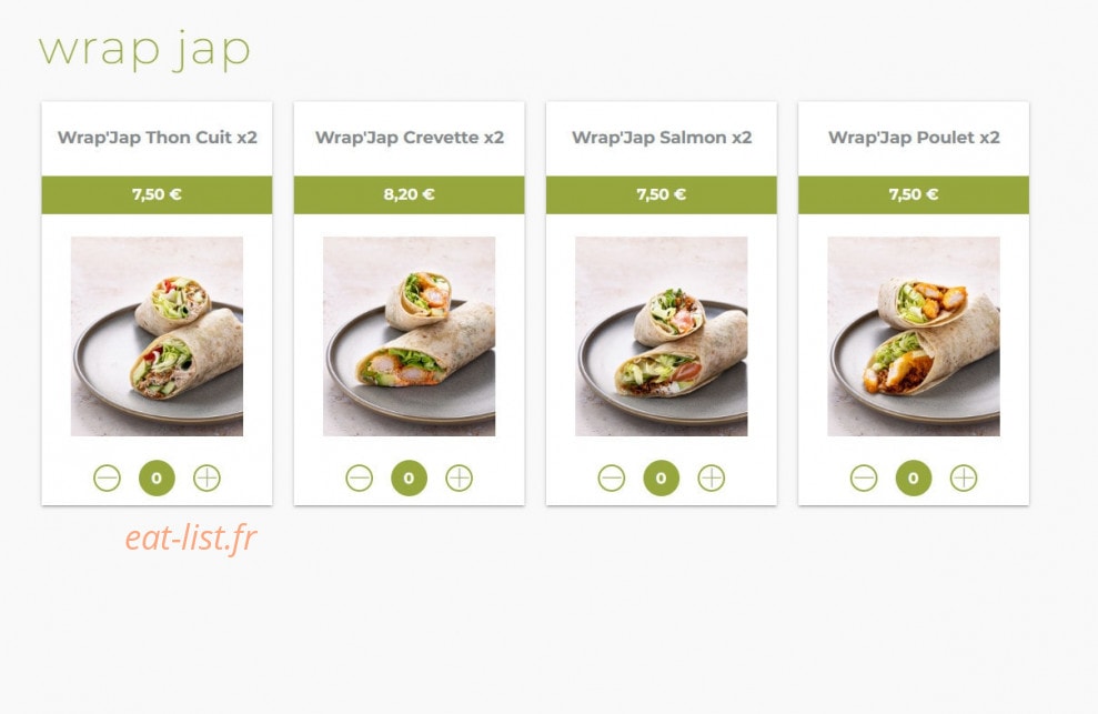 Eat Sushi — carte page 9