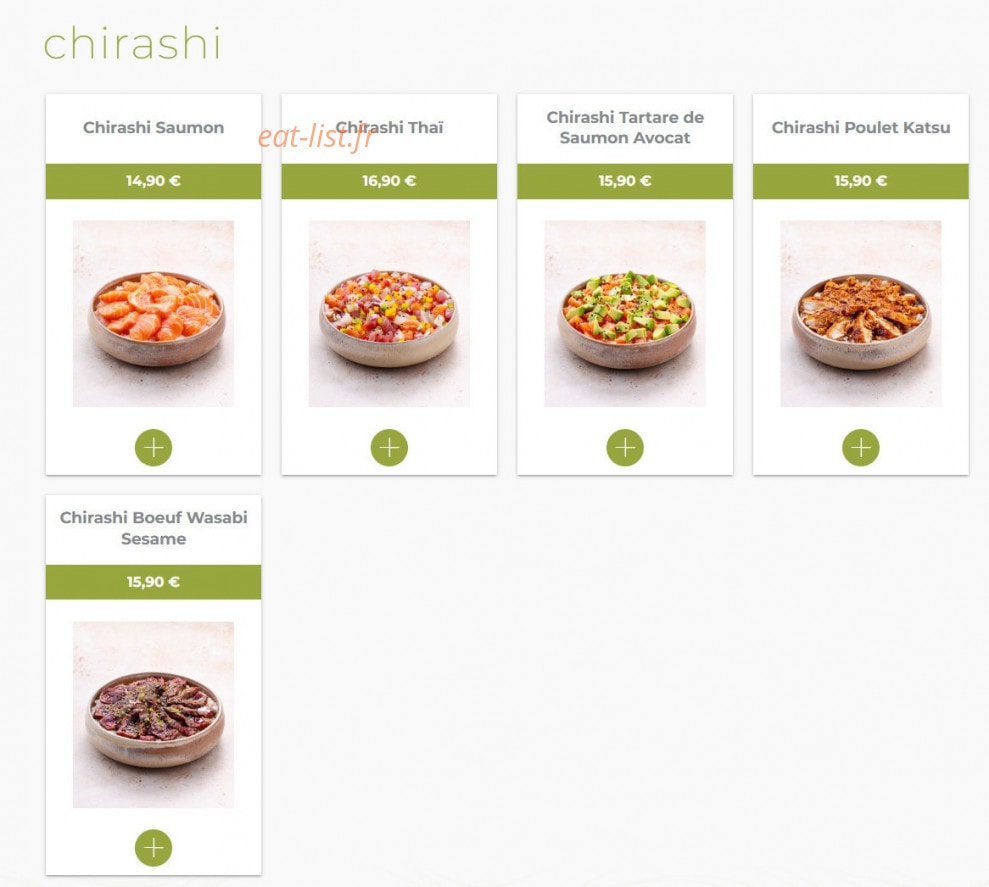 Eat Sushi — carte page 10