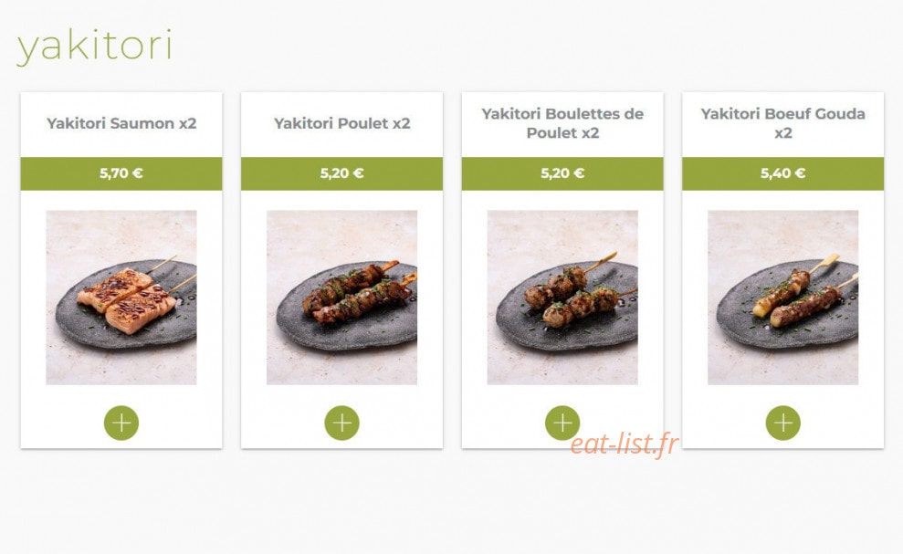 Eat Sushi — carte page 12