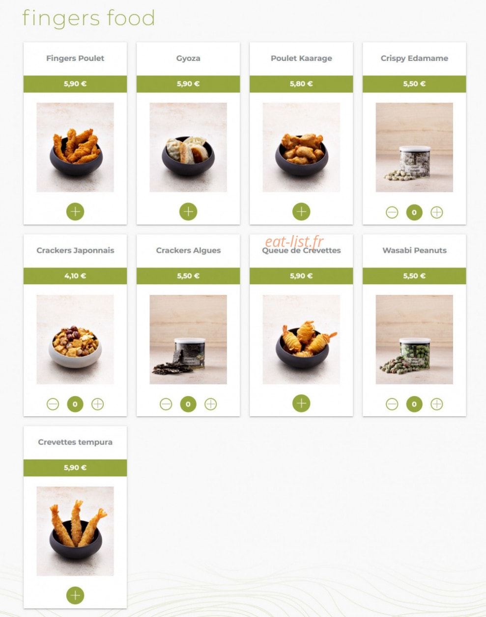 Eat Sushi — carte page 4