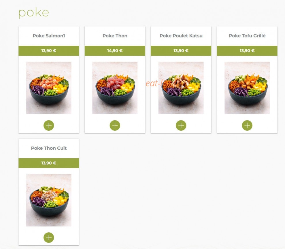 Eat Sushi — carte page 11