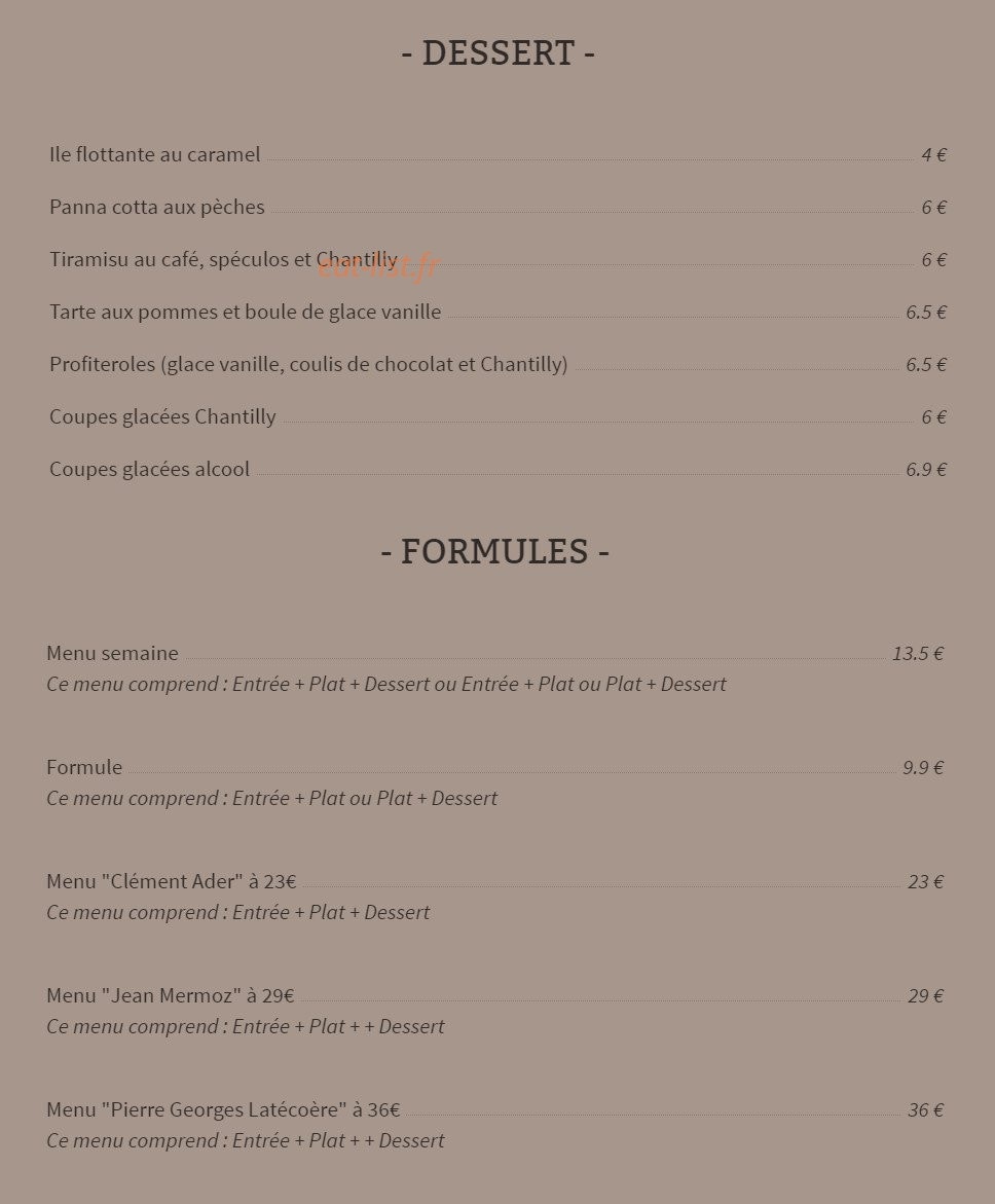 La Terrasse d'Eole — carte page 3