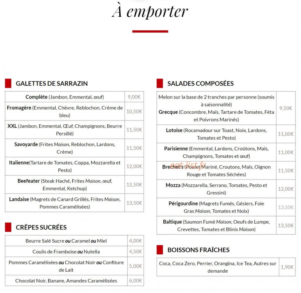 Les Marronniers — carte page 8