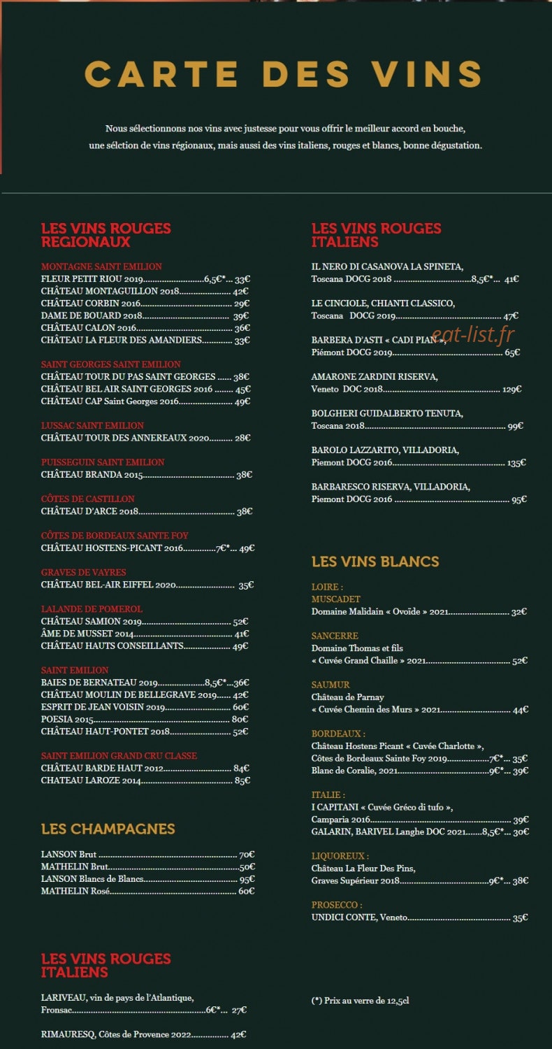 Pollo o Manzo — carte page 4