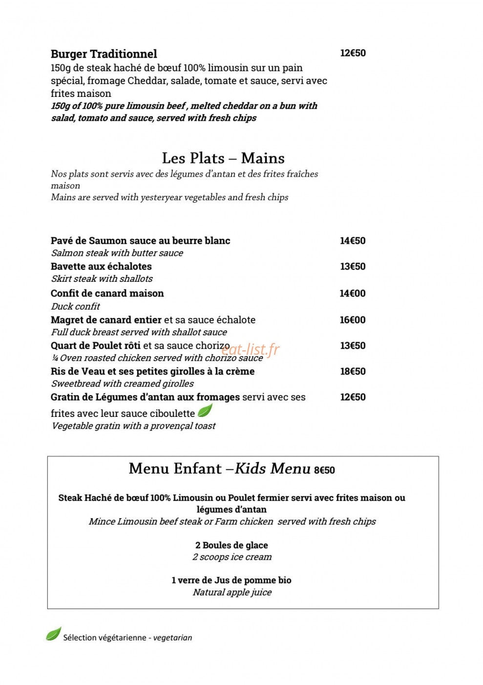 Le Pressoir — carte page 2