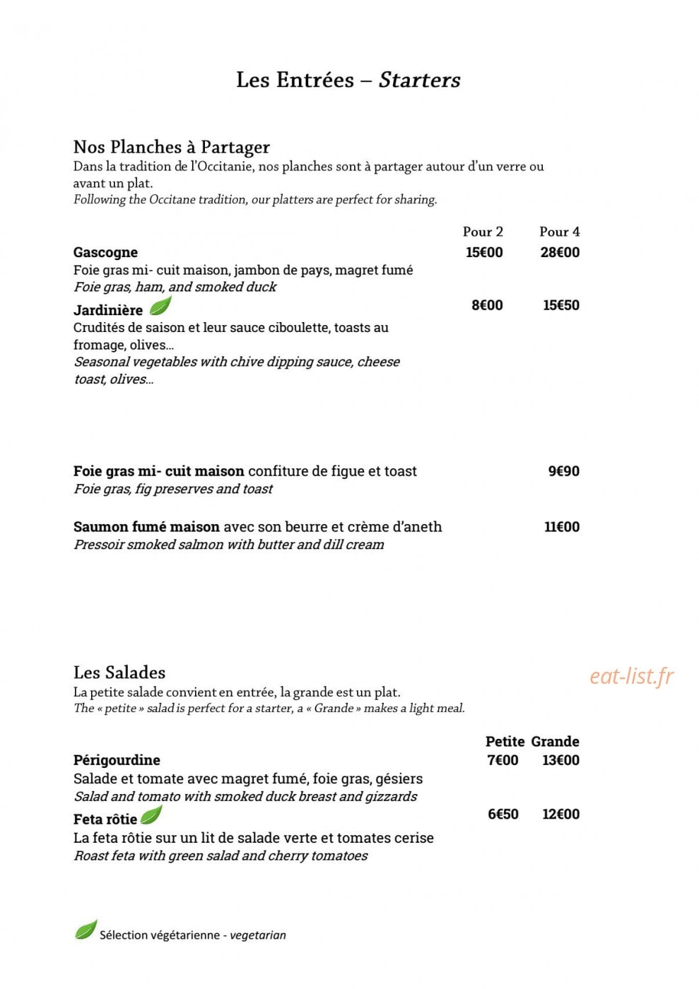 Le Pressoir — carte page 1