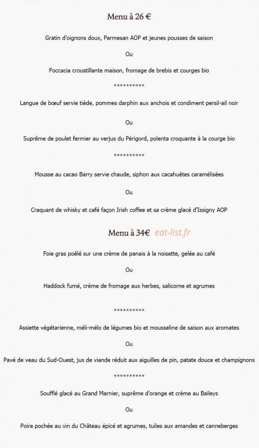 Chateau Fleur De Roques — carte page 1