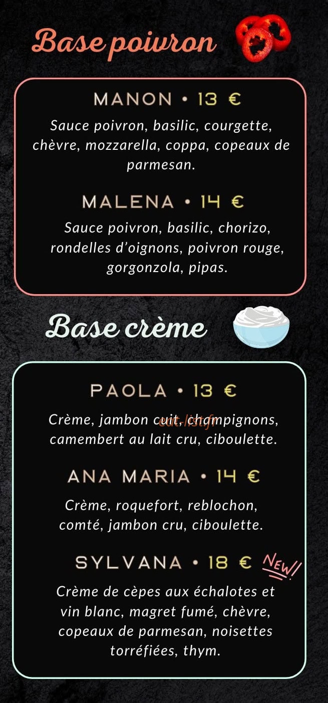 Au Moulin de Monpoisson — carte page 4