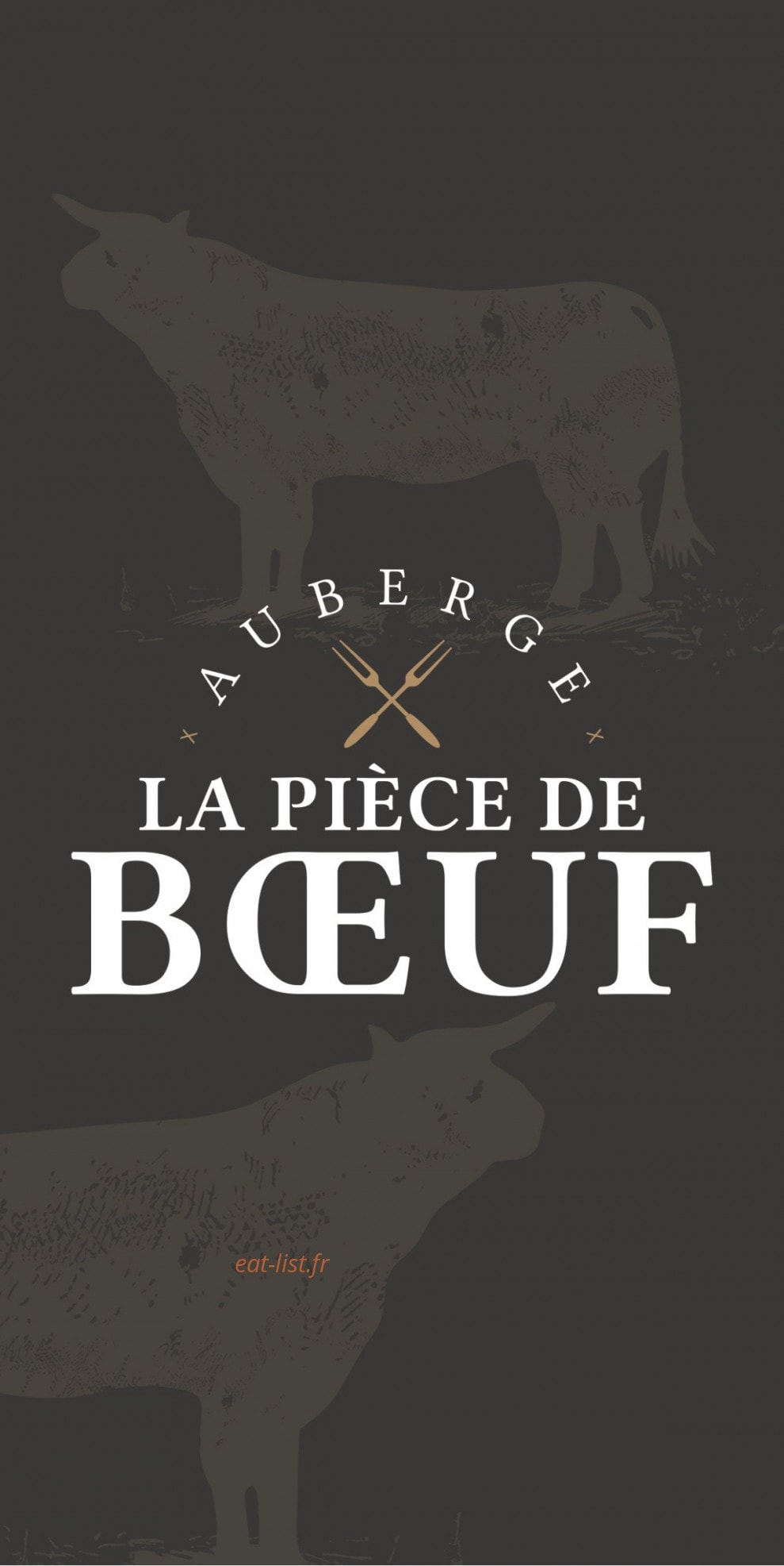 La Piece De Boeuf — carte page 1