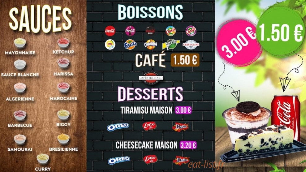 Aladdin Kebab — carte page 4
