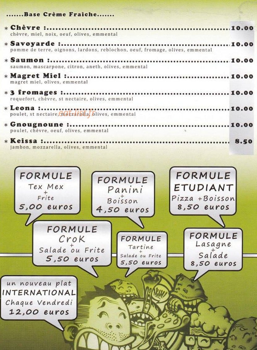 Chez doudou — carte page 2