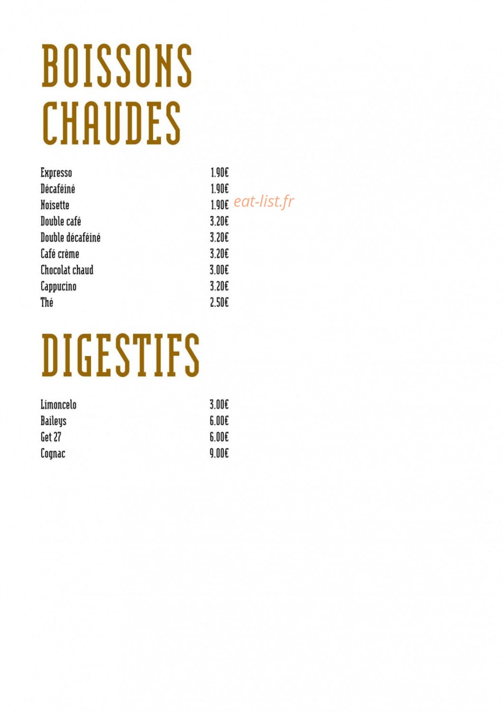 Giro Ristorante — carte page 8