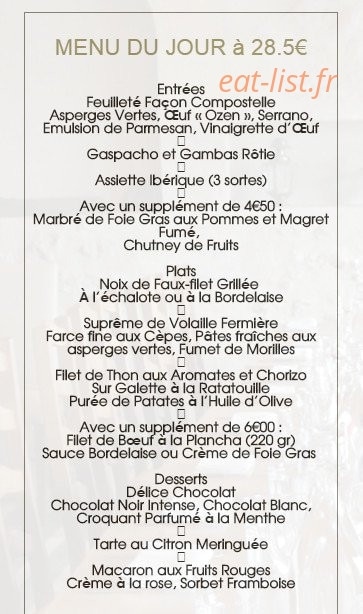La ferme du Compostelle — carte page 1